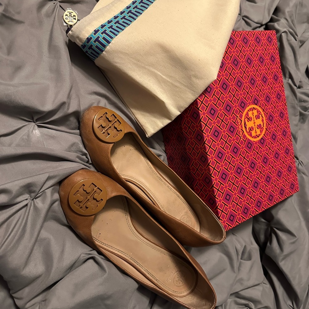 Tory Burch Women's Tan wedges